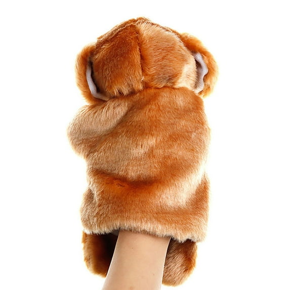 Washable Animal Hand Puppets for Interactive Storytelling and Role Play, Soft Plush Theater Toy for 3-4 Years, Educational Imaginative Play