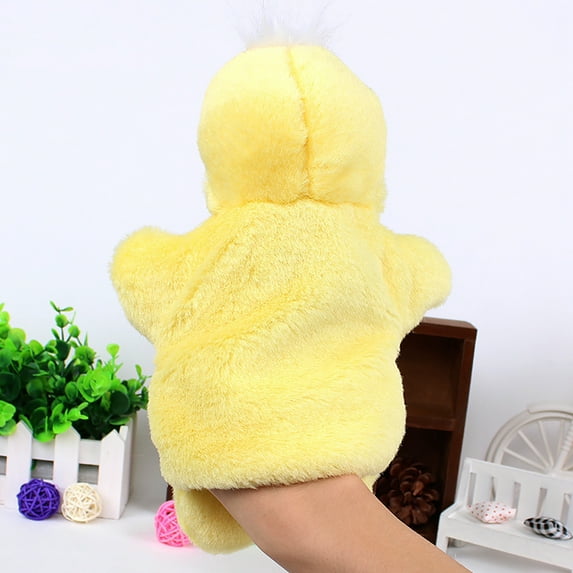 Washable Animal Hand Puppets for Interactive Storytelling and Role Play, Soft Plush Theater Toy for 3-4 Years, Educational Imaginative Play