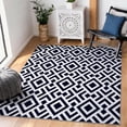 thumbnail image 1 of Washable Area Rug for Living Room, 4'x6' Geometric Diamond Non-Slip indoor Rug, Soft Low Pile & Stain Resistant Carpet for Bedroom, Dining Room, Kitchen, Entryway, Nursery, 1 of 8