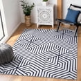 thumbnail image 1 of Washable Area Rug for Living Room, 4'x6' Geometric Style Non-Slip indoor Rug, Soft Low Pile & Stain Resistant Carpet for Bedroom, Dining Room, Kitchen, Entryway, Nursery, 1 of 8