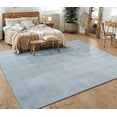 thumbnail image 1 of Washable Area Rug with Geometric Pattern and High-Low Effect, 1 of 5