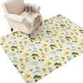 thumbnail image 1 of Washable Area Rugs 3x5 FT Summer Lemon Rugs for Living Room Non-Slip Soft Low-Profile Rectangle Pastoral Leaves Fruits Country Plants Orange Large Rug Carpet for Bedroom Dining Room Home Decor, 1 of 8