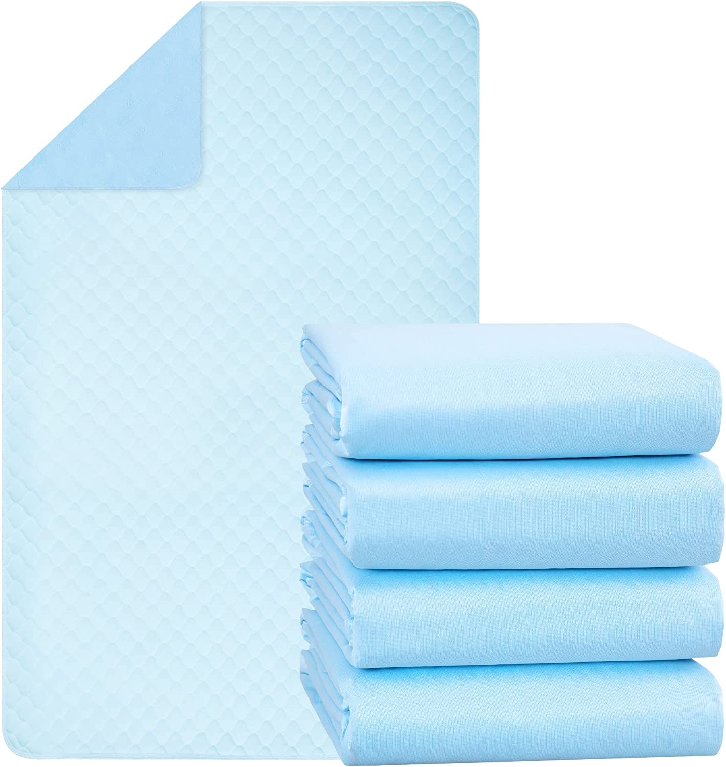 Washable Bed Pads for Seniors with Incontinence & for Children Potty Training, Also Good for