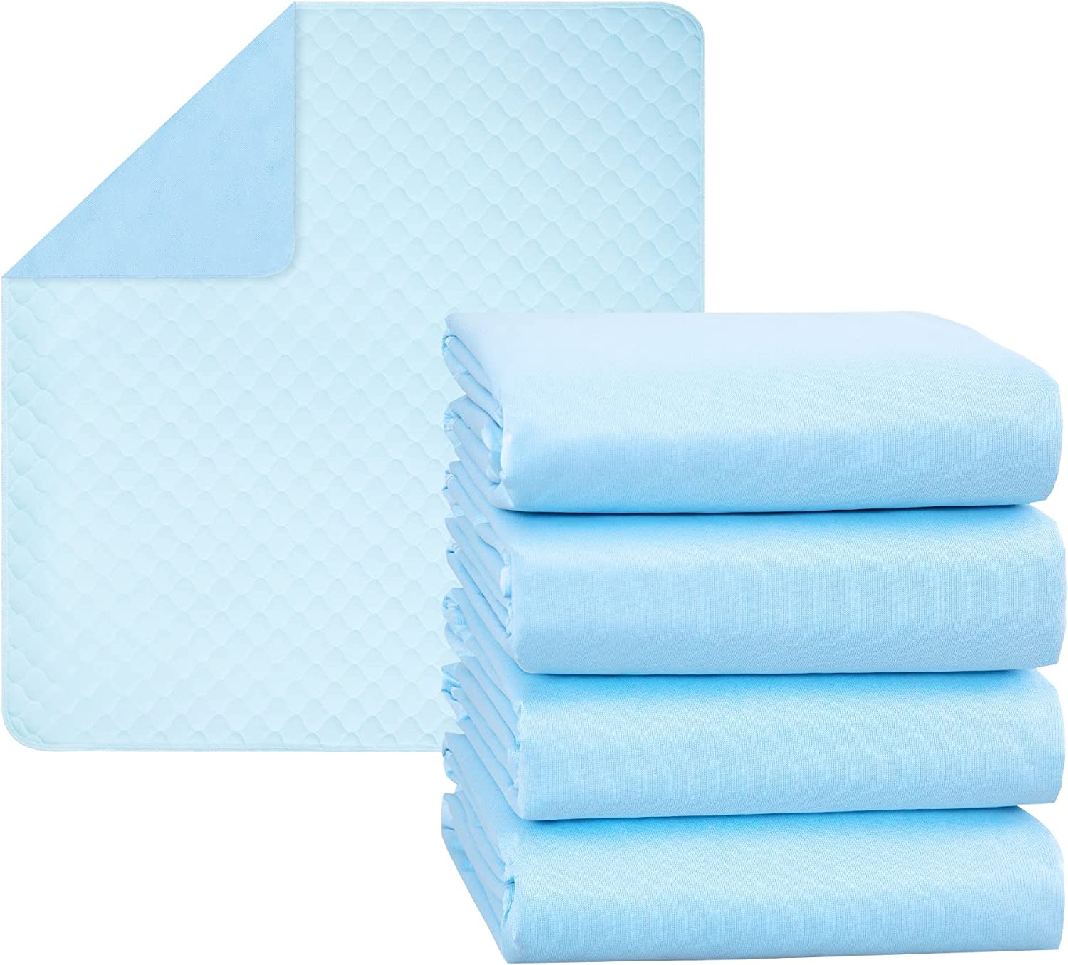 Washable Bed Pads for Seniors with Incontinence & for Children Potty Training, Also Good for