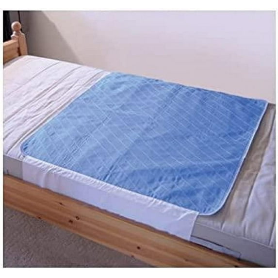 Washable Bed and Sofa Pad Sheet With Wing Flaps For Incontinence and Leak Protection With Large Absorbent Comfortable Upper Layer and Waterproof Non Slip Backing 890x900mm