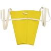 Washable Canvas Flower Bouquet Bag 14.96 Inch Yellow Reusable Floral Tote with Shoulder Strap for Wedding Party Florist Shopping Flower Arrangement Gift Decor
