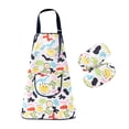 thumbnail image 1 of Washable Childrens Art Painting Apron Protective Wear Long Sleeve For Finger Painting School Projects Washable, 1 of 9