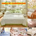 thumbnail image 1 of Washable Cooling Comforter, Fade Resistant Summer Quilt, Lightweight Breathable Air Conditioning Blanket, Durable Soft Microfiber Bedspread, A78.74" X 59.06", AKLJWH, 1 of 7