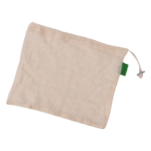 Washable Cotton Net Bags Drawstring Fruit Bags For Grocery Shopping Multipurpose And Sturdy Vegetable Storage