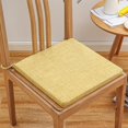 thumbnail image 1 of Washable Dining Chair Cushion with Non Slip Straps, Thick Foam Seat Pad, Removable Cover, Soft Kitchen Desk Comfortable Mat for Home Office, 15.7x15.7x1.2in, 1 of 6