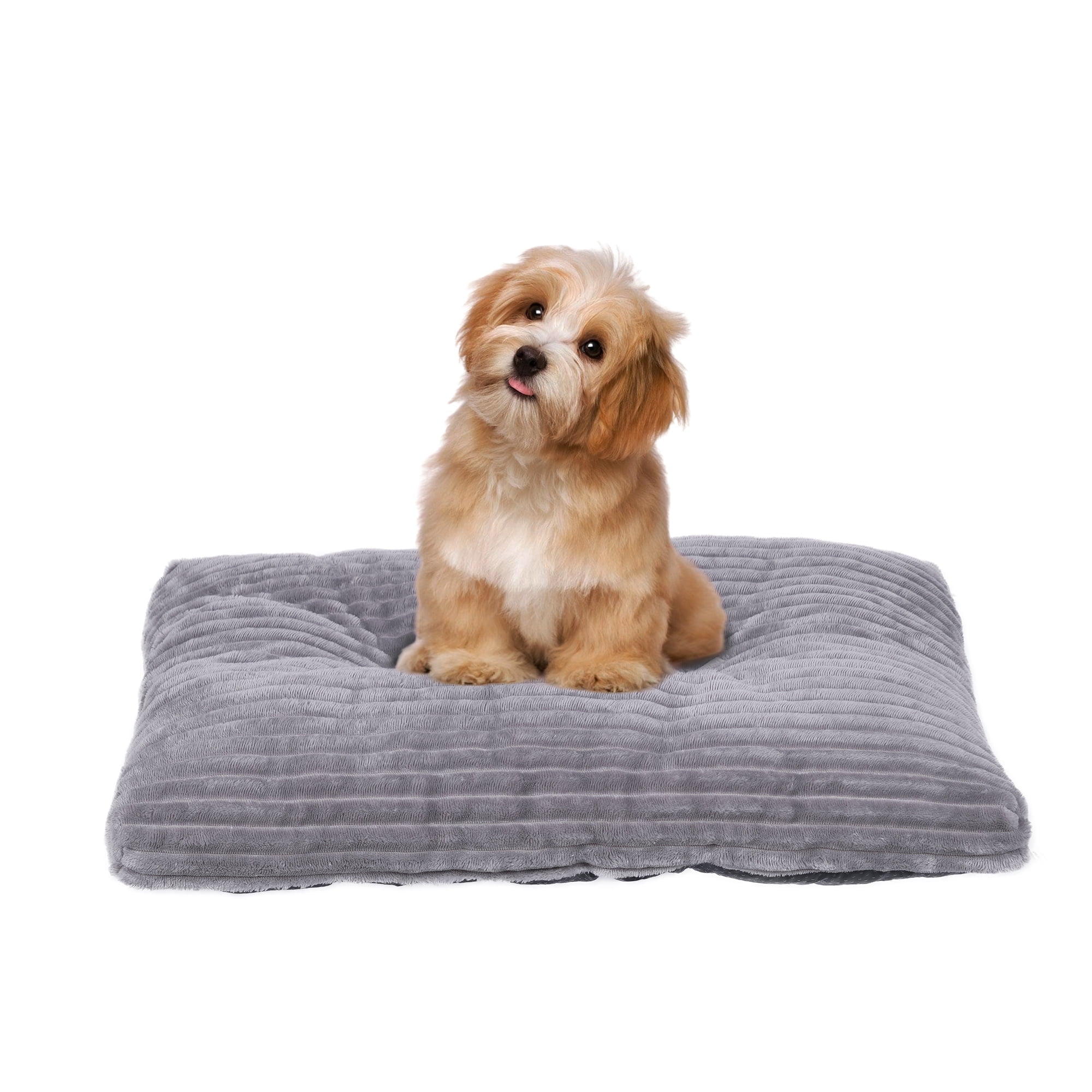 Small Dog Pillow Walmart Vibrant Life Deluxe Orthopedic Pet Bed