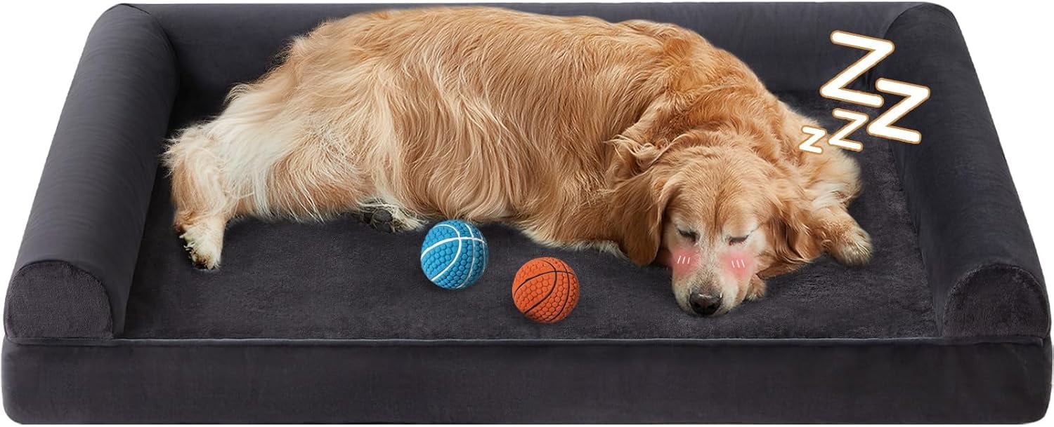 Washable Dog Beds for Large Dogs, Orthopedic Dog Bed Large, Big Dog ...