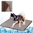 thumbnail image 1 of Washable Dog Cooling Mat, Pet Ice Silk Self Cooling Pad Blanket, Breathable Portable & Washable Dog Cooling Blanket for Outdoor or Home, 1 of 8