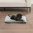 Washable Dog Crate Mattress Calming Fluffy Anxiety Dog Beds Deluxe