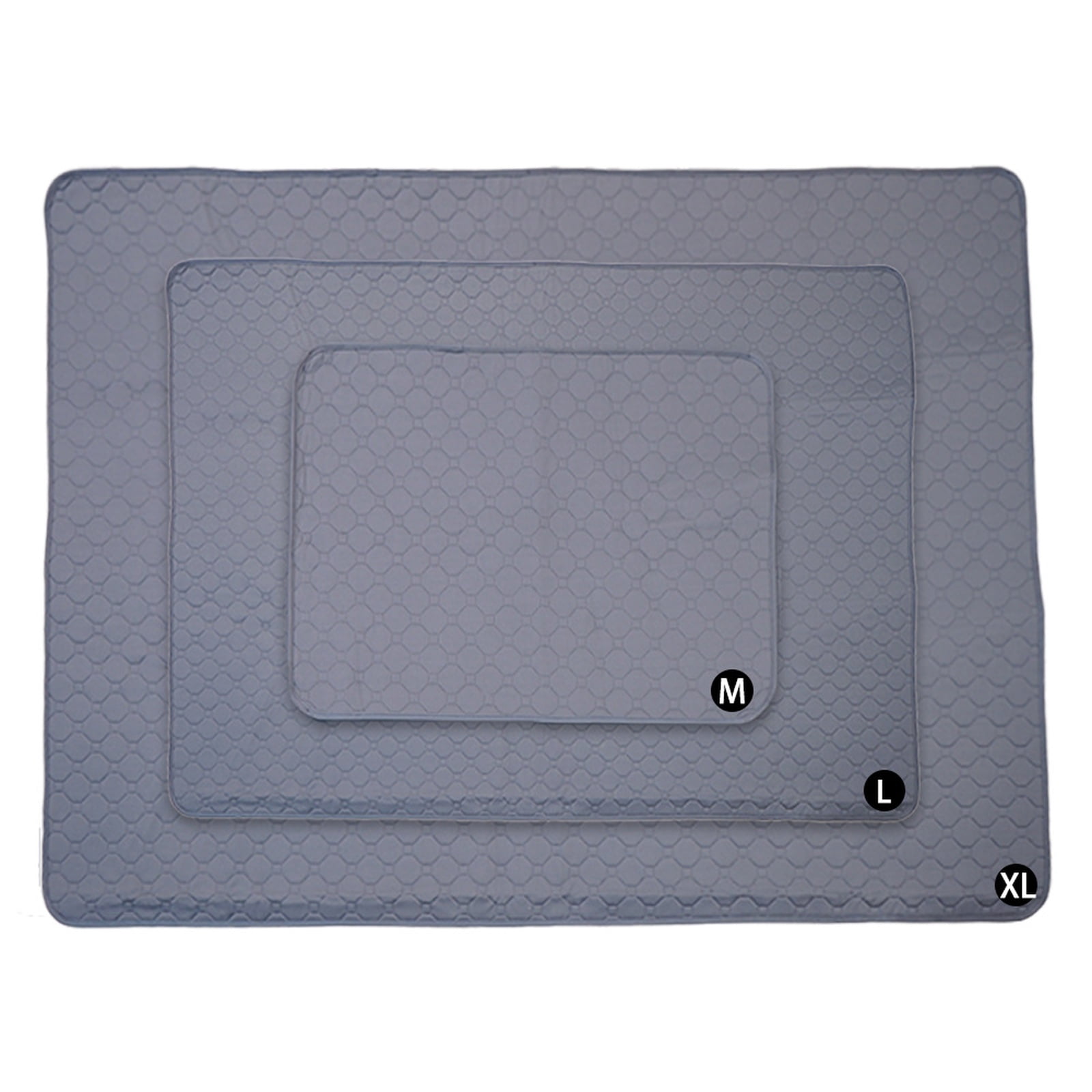 Washable Dog Pads Waterproof Reusable Dog Pee Pads Large Waterproof Pet Mat for Puppy Potty Training Dog Crate Whelping Gray Extra Large Pack of 4