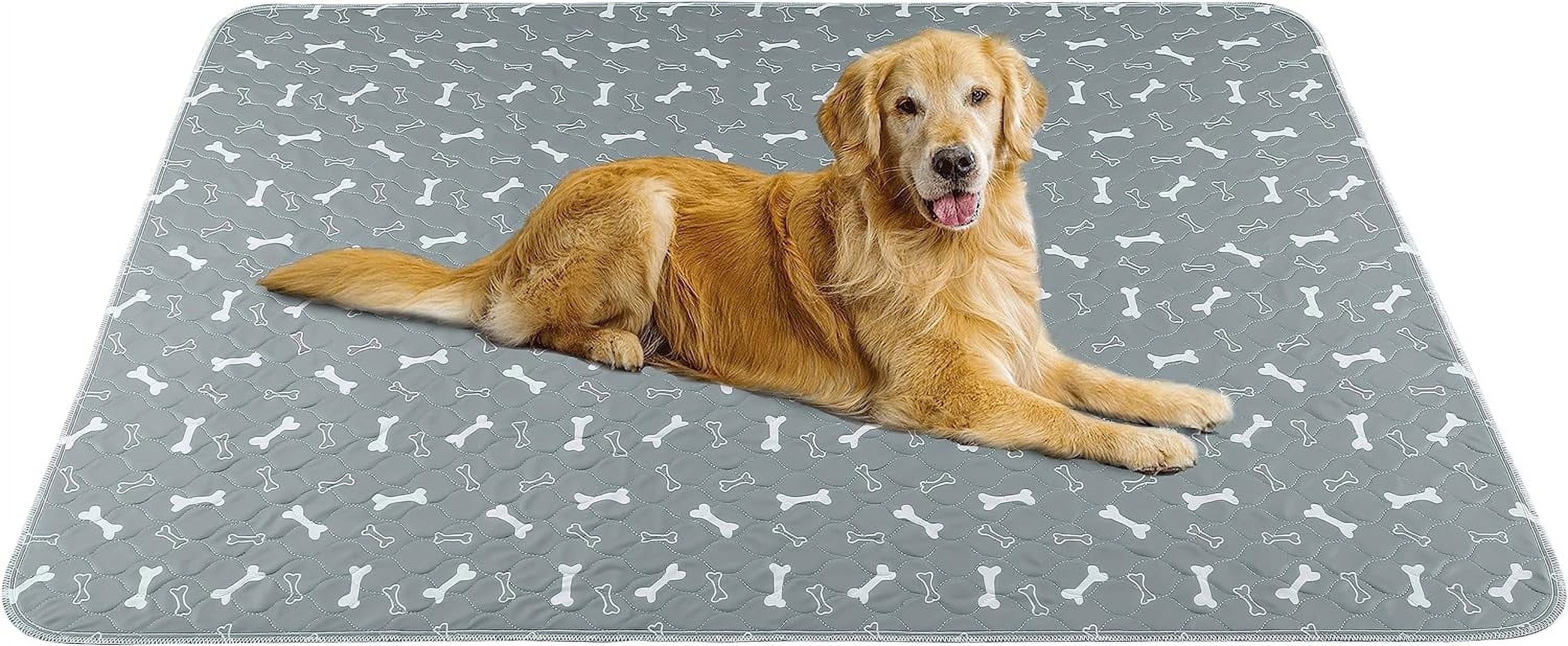 Washable Dog Pee Pads, 1 Pack Reusable Puppy Pads, Non-Slip Super ...