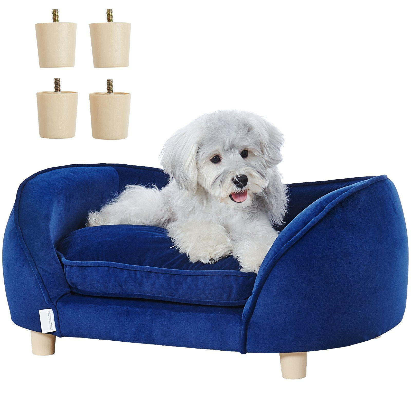 Washable Dog Sofa Bed for Medium Pets - Comfy Cat & Dog Couch, Supports ...