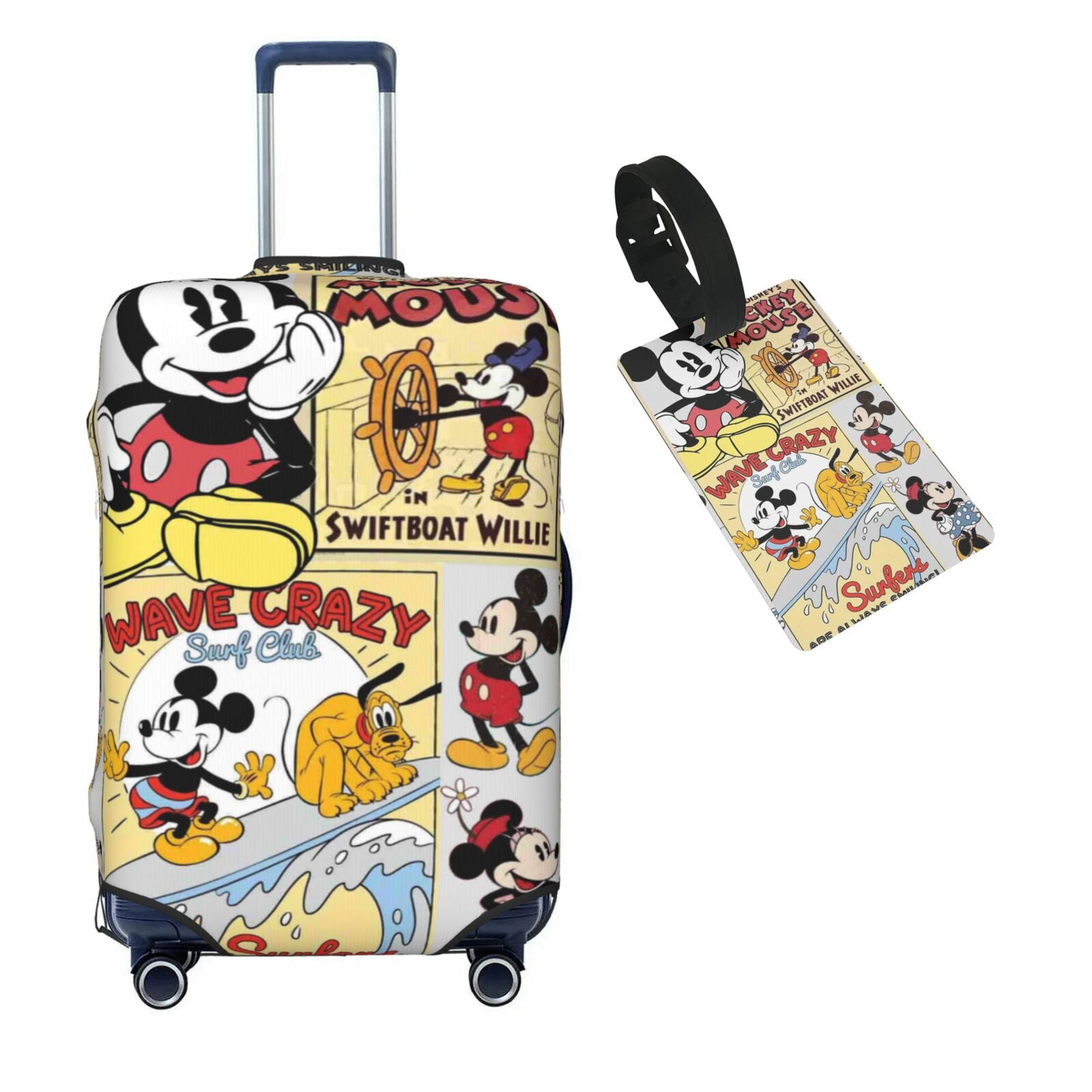 Washable Elastic Luggage Cover Cartoon (73) Minnie Mickey mouse Travel