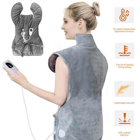 Washable Electric Heating Pad for Back Pain Relief Heat Therapy Winter Body Warmer Pad Auto Off