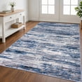 thumbnail image 1 of Brisasol Entryway Rugs 4x6 Washable Rug Non Slip Abstract Area Rug Super Soft Indoor Rug for Entry Kitchen Bedroom, Navy Blue/Gray/Neutral/Multi, 1 of 8