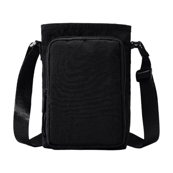 Washable Fabric Small Crossbody Bag for Men Women Multi Compartment Casual Shoulder Bag for Daily Use
