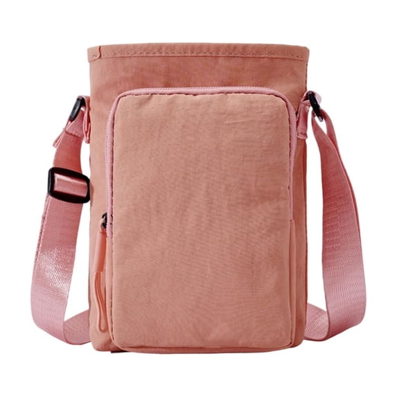 Washable Fabric Small Crossbody Bag for Men Women Multi Compartment Casual Shoulder Bag for Daily Use