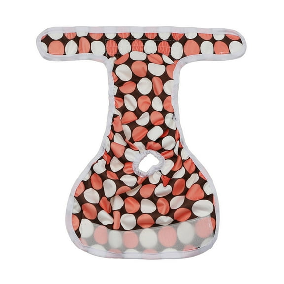 Washable Female Dog Diaper - No Leak Reusable Diapers for Doggy Female in Period - Highly Absorbent Dog Heat Panties with Adjustable Snaps Pet Physiological Pants