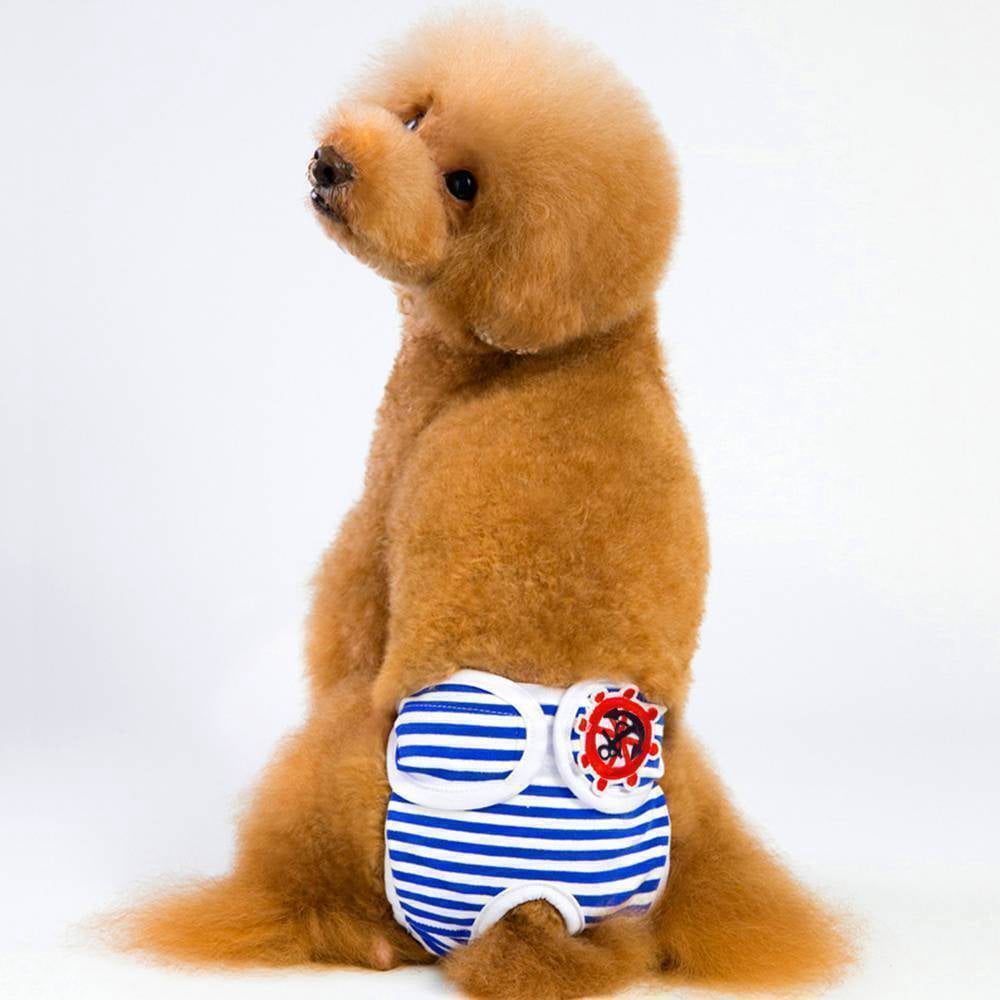 Washable Female Dog Puppy Pet Nappy Diapers Season Menstrual Sanitary Pants US