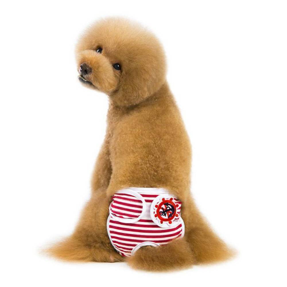 Washable Female Dog Puppy Pet Nappy Diapers Season Menstrual Sanitary Pants US