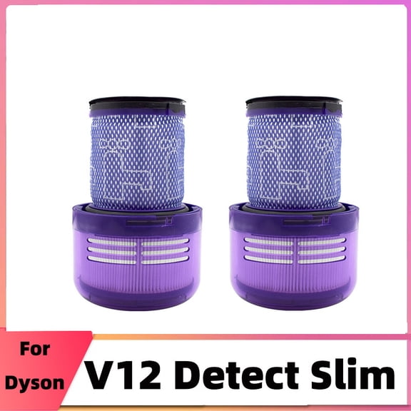 Washable Filter Replacement for Dy*son V12 Detect Slim Cordless Vacuum and V12 Slim Vacuum Cleaner Part Compare to Part 971517-01