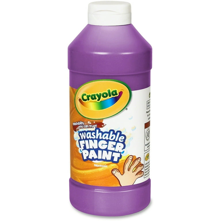 Washable Fingerpaint, Violet, 16 oz Bottle Washable Fingerpaint, Violet, 16 oz Bottle