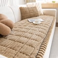 thumbnail image 1 of Washable Flannel Sofa Cover Protector Non Pet Friendly Soft Blanket Mat For 3 Cushion Couch 60x90cm, 1 of 3