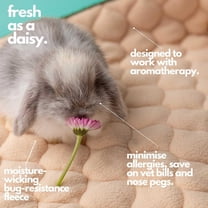 Washable Fleece Bedding for Guinea Pigs & Rabbits | Odor-Busting, Waterproof, Anti-Slip Cage Liner with  Pocket