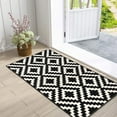 thumbnail image 1 of Washable Floor Mat, Non-slip Door Mat, European Retro Lattice Print, Non-shedding Sewer Mat, for Kitchen Entrance, Bathroom Door, Mudroom Floor, by FAJHHA, 1 of 7