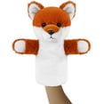 Washable Fox Hand Puppet, Forest Wildlife Plush Toy, Toddler Creative ...