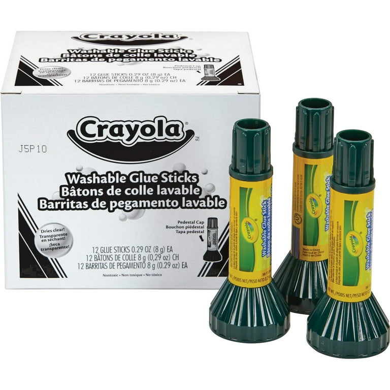 Washable Glue Stick, 0.35 oz, Dries Clear, Dozen Washable Glue Stick, 0.35 oz, Dries Clear, Dozen