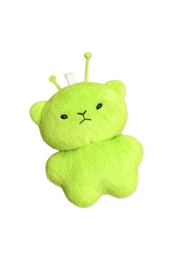 Washable Green Alien Plush Key Rings For Bags Keys Handmade Washable Decoration Unique Gift