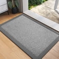 thumbnail image 1 of QiCaiJia Hallway Runner Rug 2x3 ft Gray Jute Like Kitchen Runner Mat Rugs Non Slip, Woven Soft Entryway Farmhouse Runner Boho Floor Carpet for Indoor Laundry Hall Backdoor Bedroom Living Room, 1 of 8