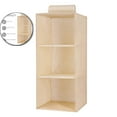 thumbnail image 1 of Washable Imitation Linen Hanging Organizer, Multi-Layer Foldable Closet Bag, Wardrobe Storage Pouch for Clothes Organization Use, 1 of 5