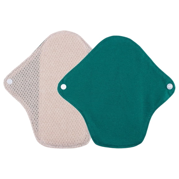 Washable Incontinence Pads, Leakproof Reusable Menstrual Pads Washable Cloth Panty Pads For Women For Menstrual Period, Solid Color