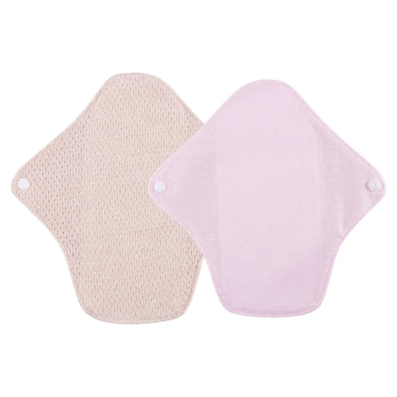 Washable Incontinence Pads, Leakproof Reusable Menstrual Pads Washable Cloth Panty Pads For Women For Menstrual Period, Solid Color