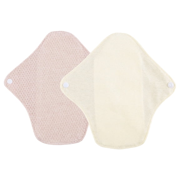Washable Incontinence Pads, Leakproof Reusable Menstrual Pads Washable Cloth Panty Pads For Women For Menstrual Period, Solid Color