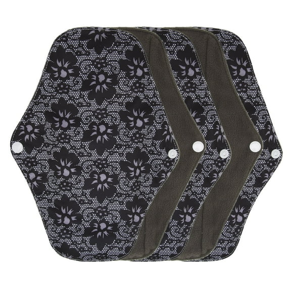 Washable Incontinence Pads, Reusable Menstrual Pads Leakproof Soft Use Skin Friendly For Women For Menstrual Period M05