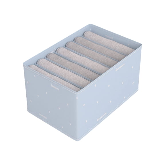 Washable Jeans Compartment Storage Box Closet Clothes Drawer Partition Trousers Household Storage Rack Clothing Organization
