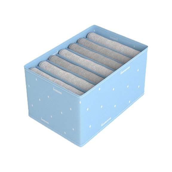 Washable Jeans Compartment Storage Box Closet Clothes Drawer Partition Trousers Household Storage Rack