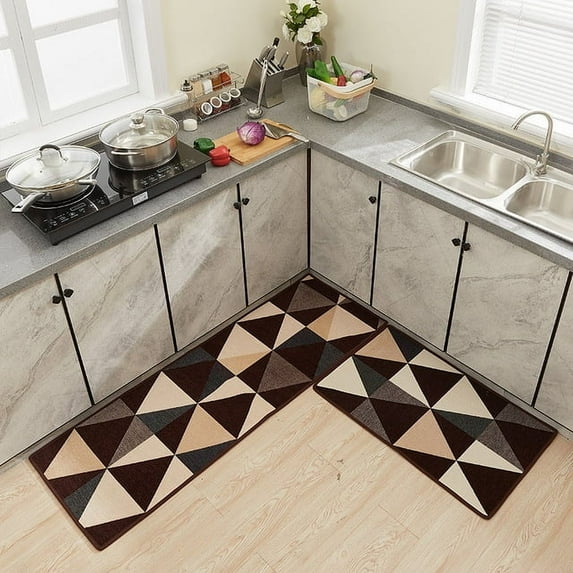 Washable Kitchen Floor Mat Washable Absorbent Bathroom Hallway Carpet Balcony Laundry Room Entrance Doormat Living Room Long Rug