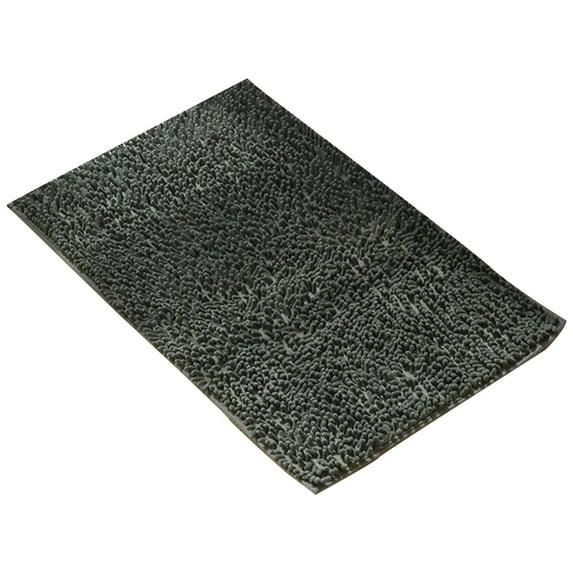 Washable Kitchen Rugs, Floor Mat Bath Mat Non Slip Bathroom Rugs Quick Dry Absorbent Washable Mat, Kitchen Decor Door Mat Home Decor Accessories Mat Gray 31.5x19 Inch (1Pcs)