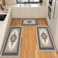 thumbnail image 1 of IsecretJoy Washable Kitchen Rugs Sets of 3, Non Slip Kitchen Mats for Floor Waterproof & Stain Resistant Runner Rug for Kitchen, Laundry Room, Hallway, 1 of 11
