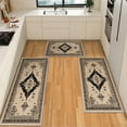 thumbnail image 1 of IsecretJoy Washable Kitchen Rugs Sets of 3, Non Slip Kitchen Mats for Floor Waterproof & Stain Resistant Runner Rug for Kitchen, Laundry Room, Hallway, 1 of 11