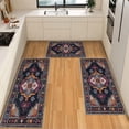 thumbnail image 1 of IsecretJoy Non Slip Kitchen Rugs Sets of 3, Washable Kitchen Mats for Floor Waterproof & Stain Resistant Runner Rug for Kitchen, Laundry Room, Hallway, 1 of 11